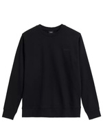 Czarna bawełniana bluza męska 100% model HMT-002 Atlantic – komfort i styl.