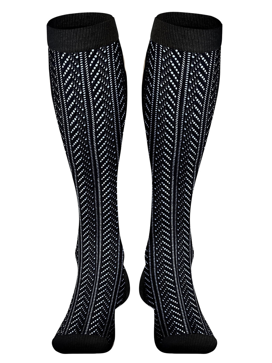 Podkolanówki Damskie Ażurowe Jodełka 330