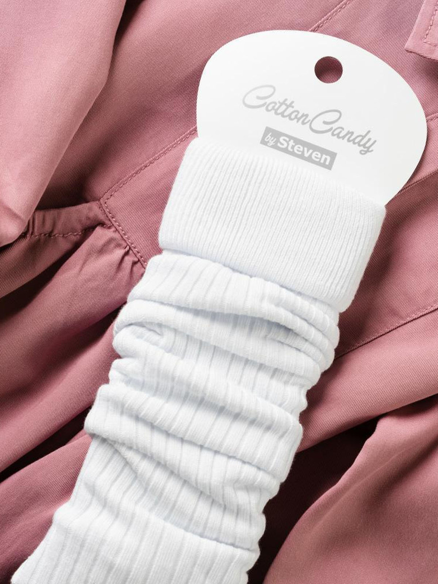 Żółte Bawełniane Getry Dziecięce Comfort