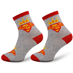 Skarpetki damskie SUPER MAMA 0200.105, Kolor Jasny Melanż, Rozmiar 37-41