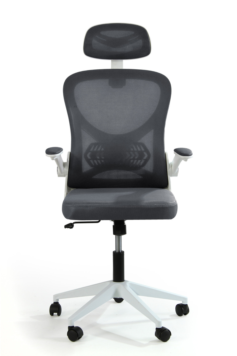 Fotel biurowy V1 ciemny szary