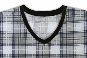 Piżama męska długa w kratkę dres 100% bawełna 2576/43 Sesto Senso – wygoda i styl