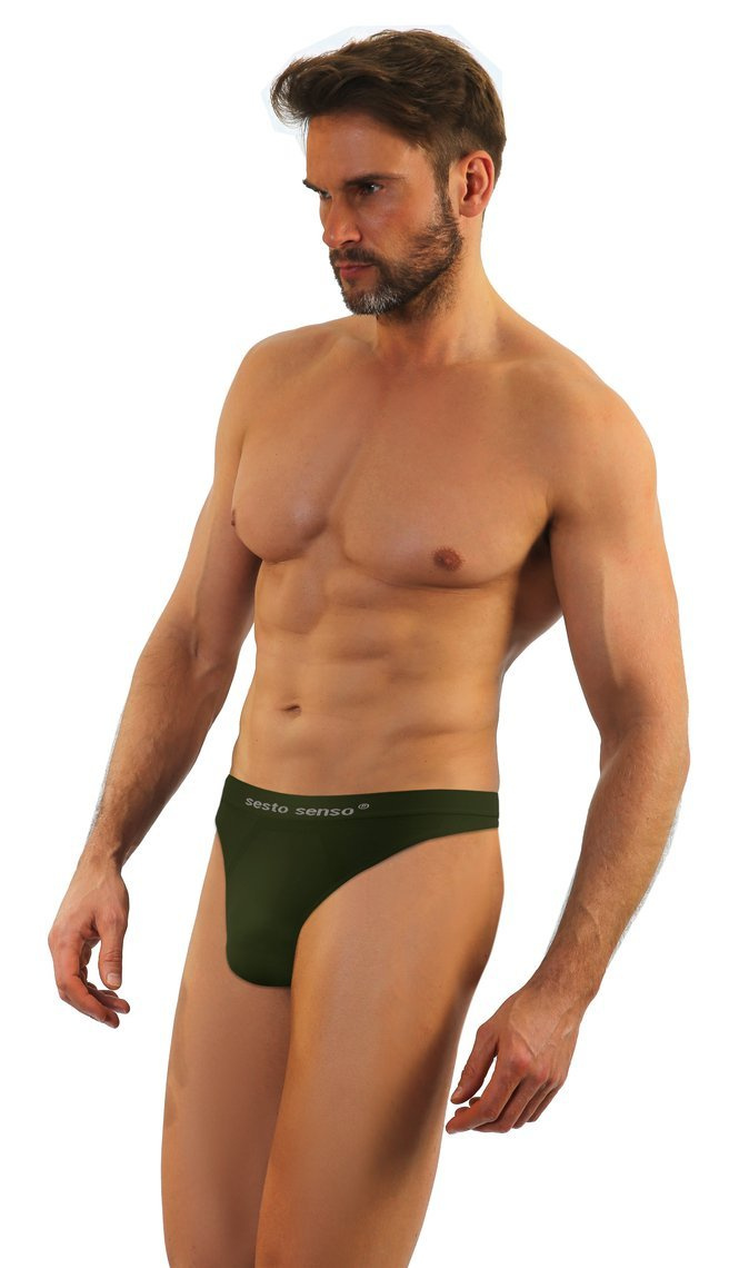 Stringi Męskie bezszwowe sportowe CL13