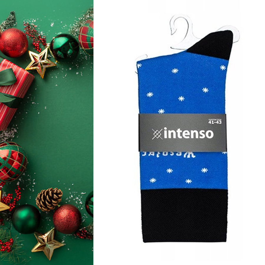 Kolorowe skarpety świąteczne ART. 1887 Intenso