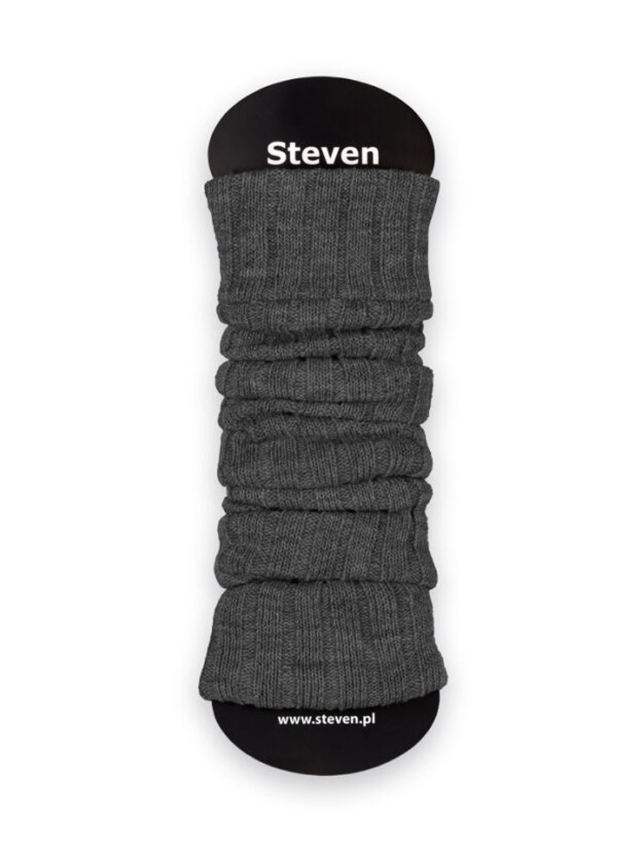 Szare Wełniane Getry Damskie Ocieplacze