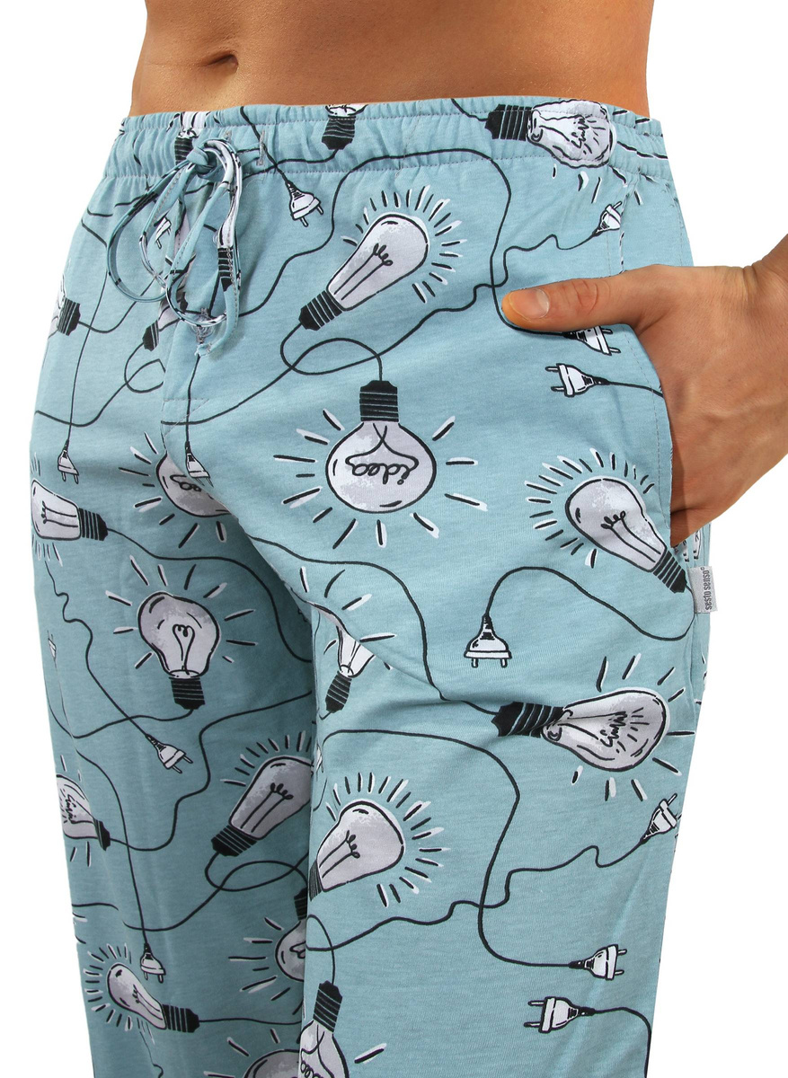 Piżama męska Bawełniana