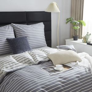 Szara dwustronna pościel Satynowa Model S055 Spod Igły i Nitki – komfortowy sen