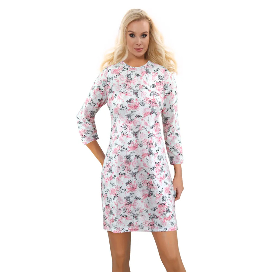 Bawełniana Koszula nocna damska 2164/09 rękaw 3/4