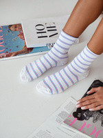 Skarpetki damskie Cienkie Paski