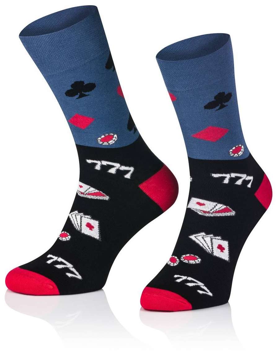 Kolorowe ZABAWNE bawełniane skarpety Art. 1917 Intenso