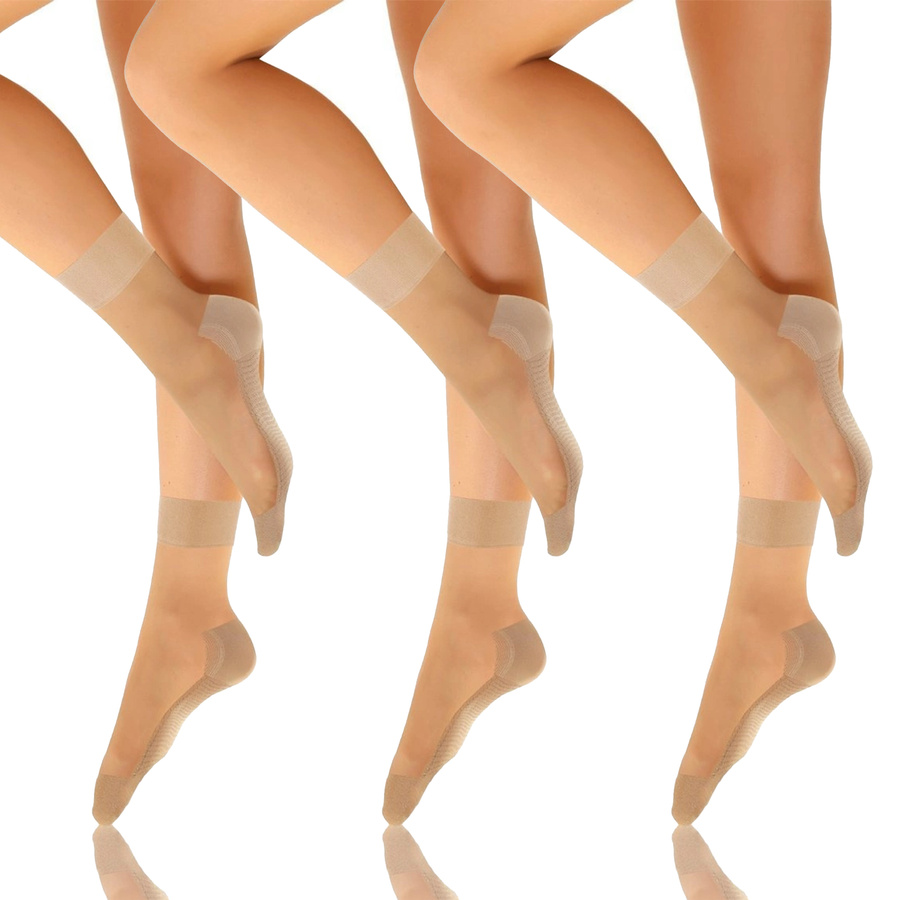 3x Skarpety rajstopowe Damskie Relax 20 DEN