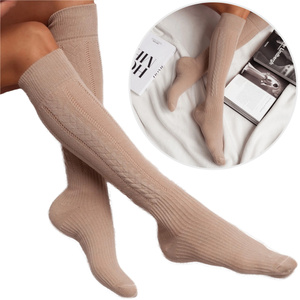 Podkolanówki damskie ażurowe Warkocz 330