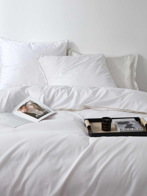 POŚCIEL SATYNA QUEEN PREMIUM biały