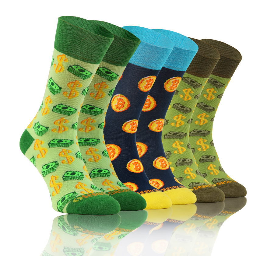 3X Kolorowe Skarpety NIE DO PARY