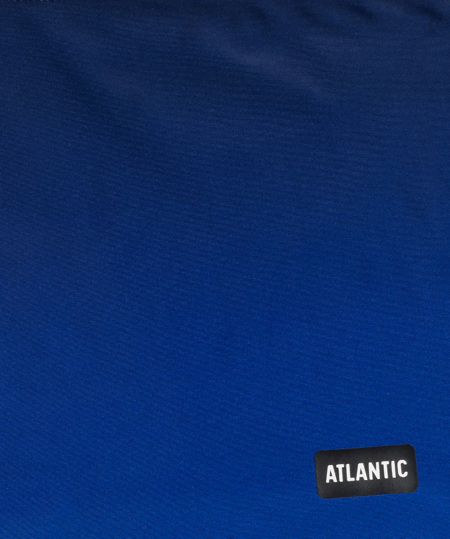 Granatowe elastyczne bokserki kąpielowe męskie 80% poliamid Atlantic – komfort i styl.