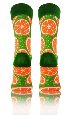 Długie Skarpetki Kolorowe Bawełniane Unisex 90% Bawełna z Zabawnym Wzorem Sesto Senso