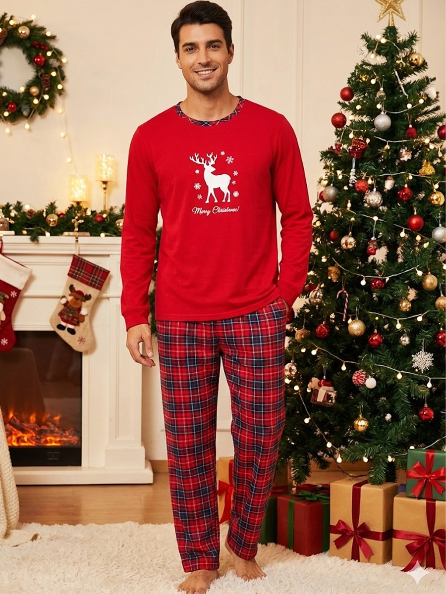 Piżama Męska Świąteczna