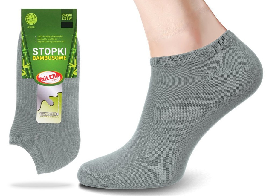 Stopki Gładkie z Przędzy Bambusowej