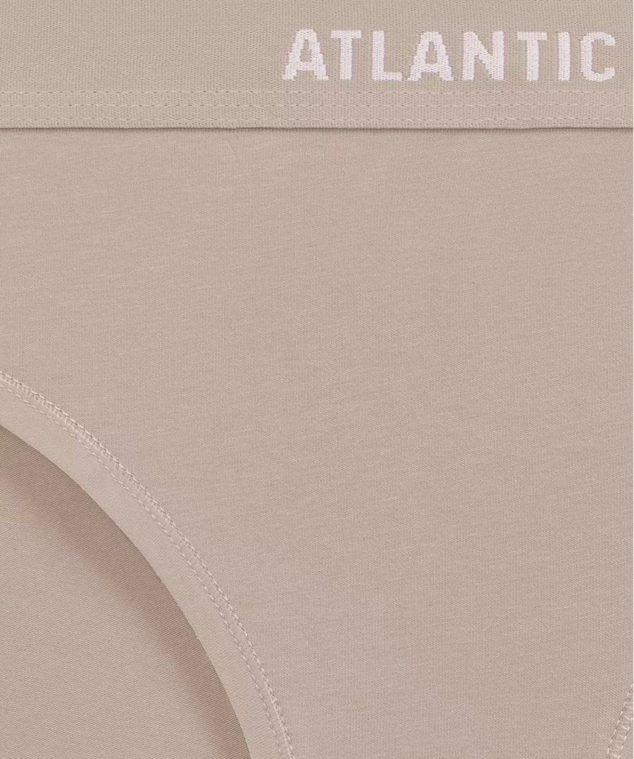 Figi Damskie Seria 3clp-012b Ecru Beżowy