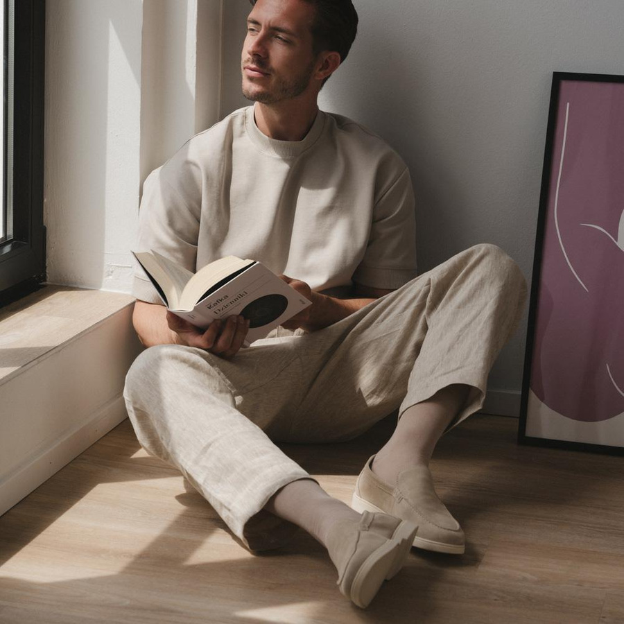 Skarpety Męskie garniturowe cienkie gładkie Art. 056