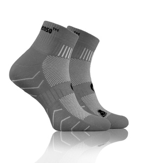 Szare skarpety sportowe 3/4 unisex 88% Bawełna AMZ Sesto Senso – komfort i wygoda