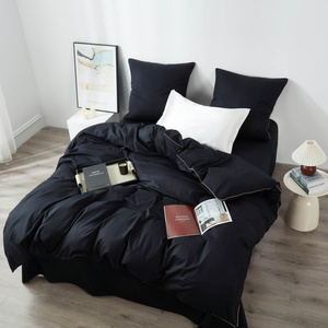 POŚCIEL SATYNA QUEEN PREMIUM CZARNY