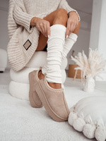 Getry ocieplacze damskie w prążek 1528