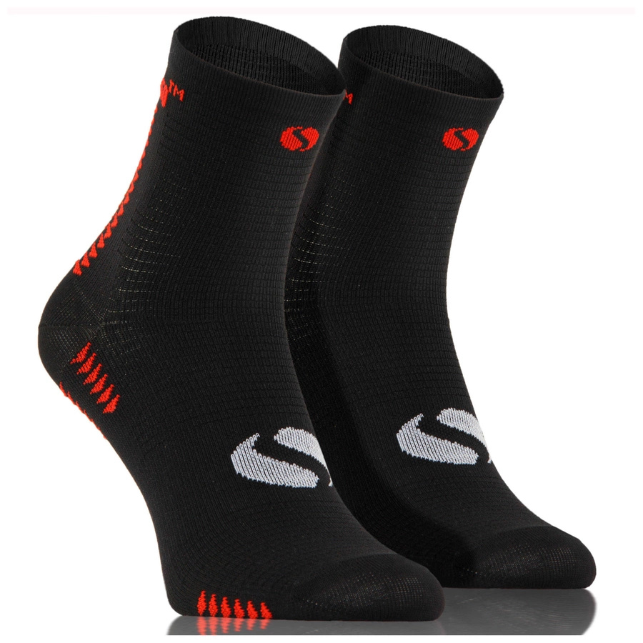 Czarne oddychające skarpety sportowe unisex SKB01 Sesto Senso – komfort i funkcjonalność