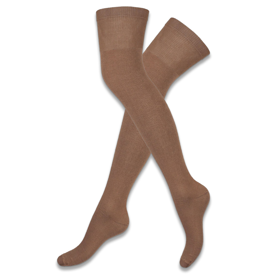 Zakolanówki bawełniane damskie gładkie 293