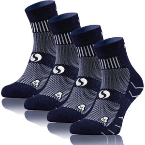 4X Sportowe krótkie skarpety dla biegaczy AMZ