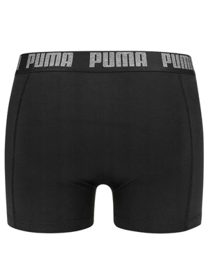 Bokserki Męskie 4 Pack Puma Comfort Stretch Czarne