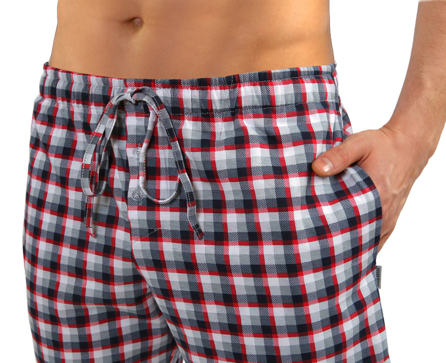 Spodenki męskie do spania 100% bawełna MILO 2 Sesto Senso – komfort na ciepłe noce