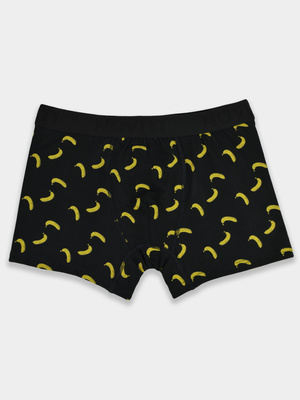 Bokserki męskie banany czarne