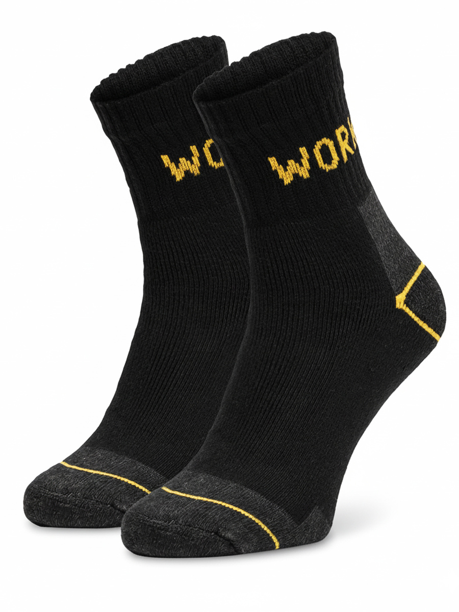 3X polskie Skarpety Robocze 3/4 Krótkie męskie WORK mega mocne