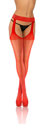 Rajstopy Damskie Imitujące Pończochy 15 DEN