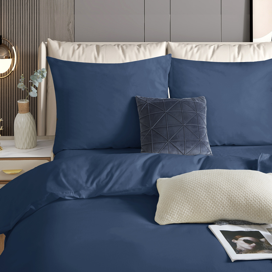 POŚCIEL SATYNA GRANAT