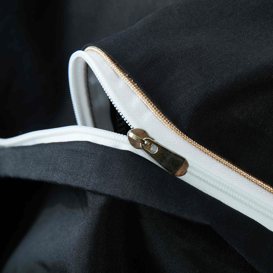 POŚCIEL SATYNA QUEEN PREMIUM CZARNY