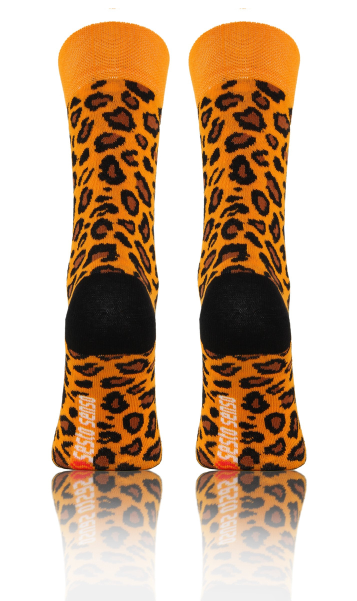 Długie Skarpetki Kolorowe Bawełniane Unisex 90% Bawełna z Zabawnym Wzorem Sesto Senso