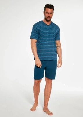 Piżama Męska Krótki Rękaw w Serek 330