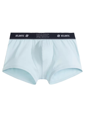Jasnoniebieskie podnoszące bokserki męskie 95% bawełna Magic Pocket Atlantic – uniesienie atrybutów