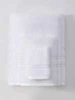 Ręcznik Harmony Biały/Srebrny