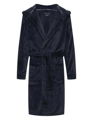 Szlafrok męski 43374 dark blue