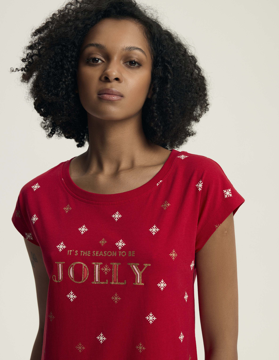 Bawełniana Koszula Nocna Damska