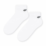 "Bawełniane Stopki Sportowe Męskie Białe"