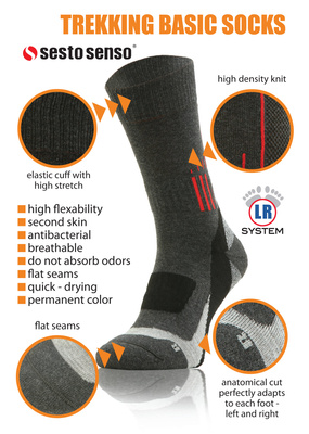 3x Ciepłe Skarpety Trekkingowe