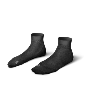 Grafitowe sportowe skarpety 3/4 unisex 90% bawełna Simply Sesto Senso – komfort i ochrona