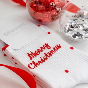 Skarpetki stopki świąteczne w renifery art. 136