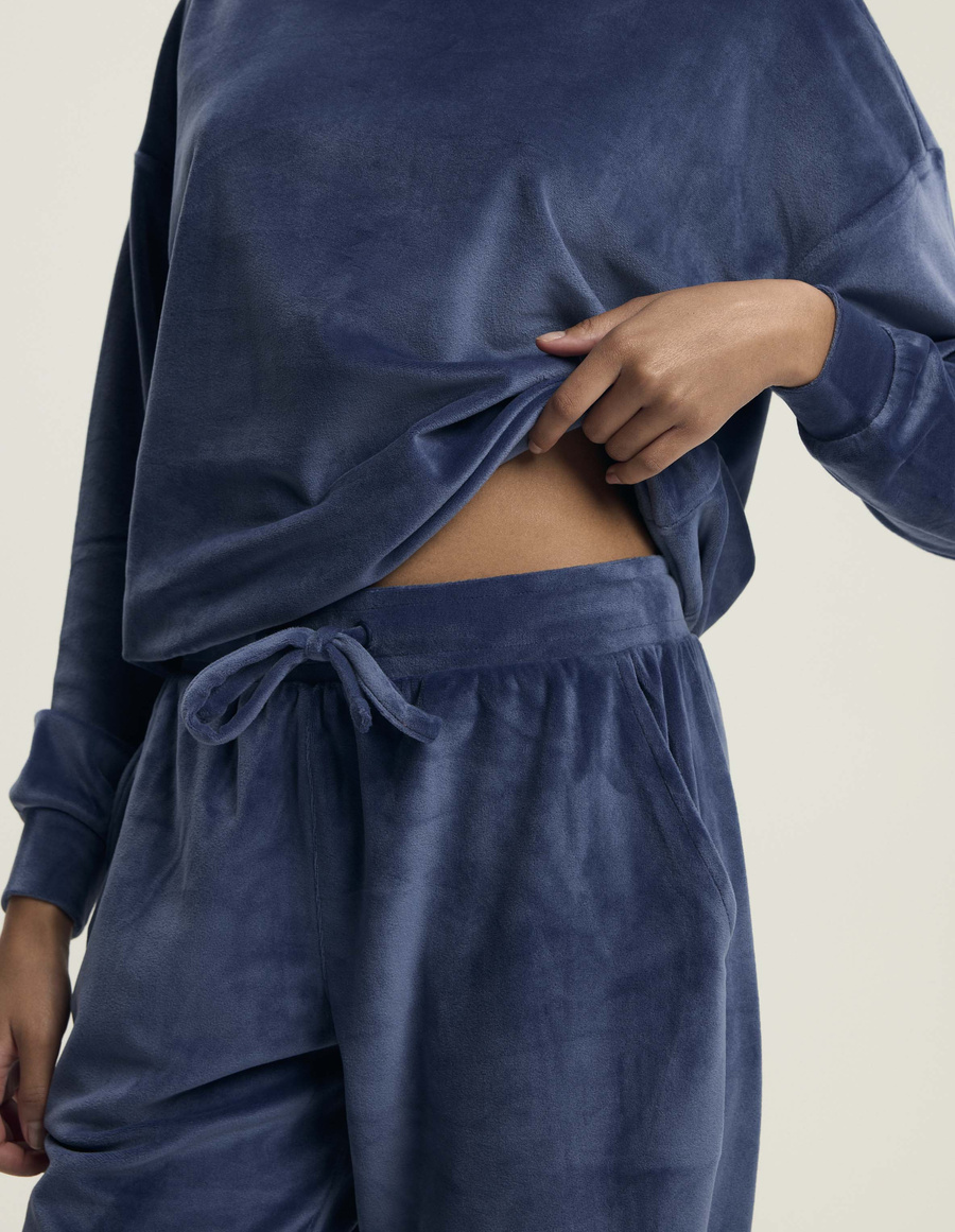 Damski komplet piżamowy Henderson 43722 dark blue