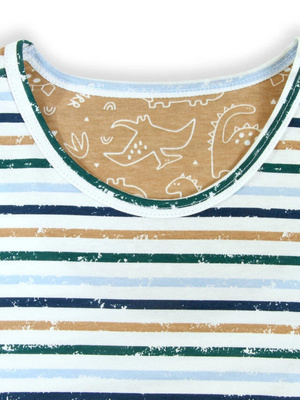 Piżama Męska Krótki Rękaw Krótkie Spodenki