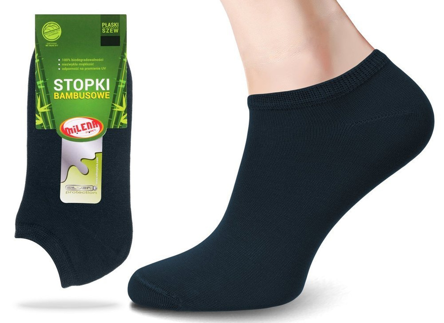 Stopki Gładkie z Przędzy Bambusowej